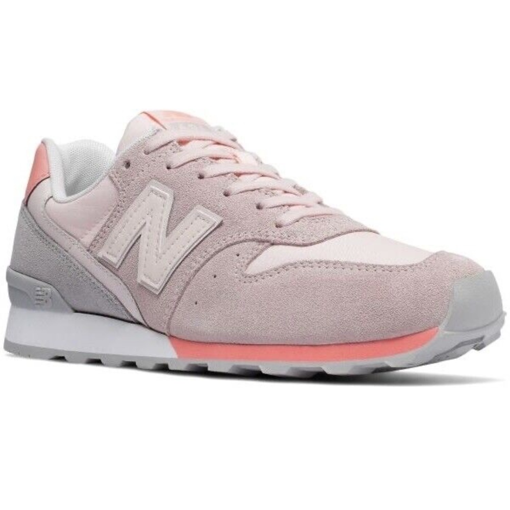 New Balance 696 Pink and Gray sneakers size 7 women - Picture 2 of 8